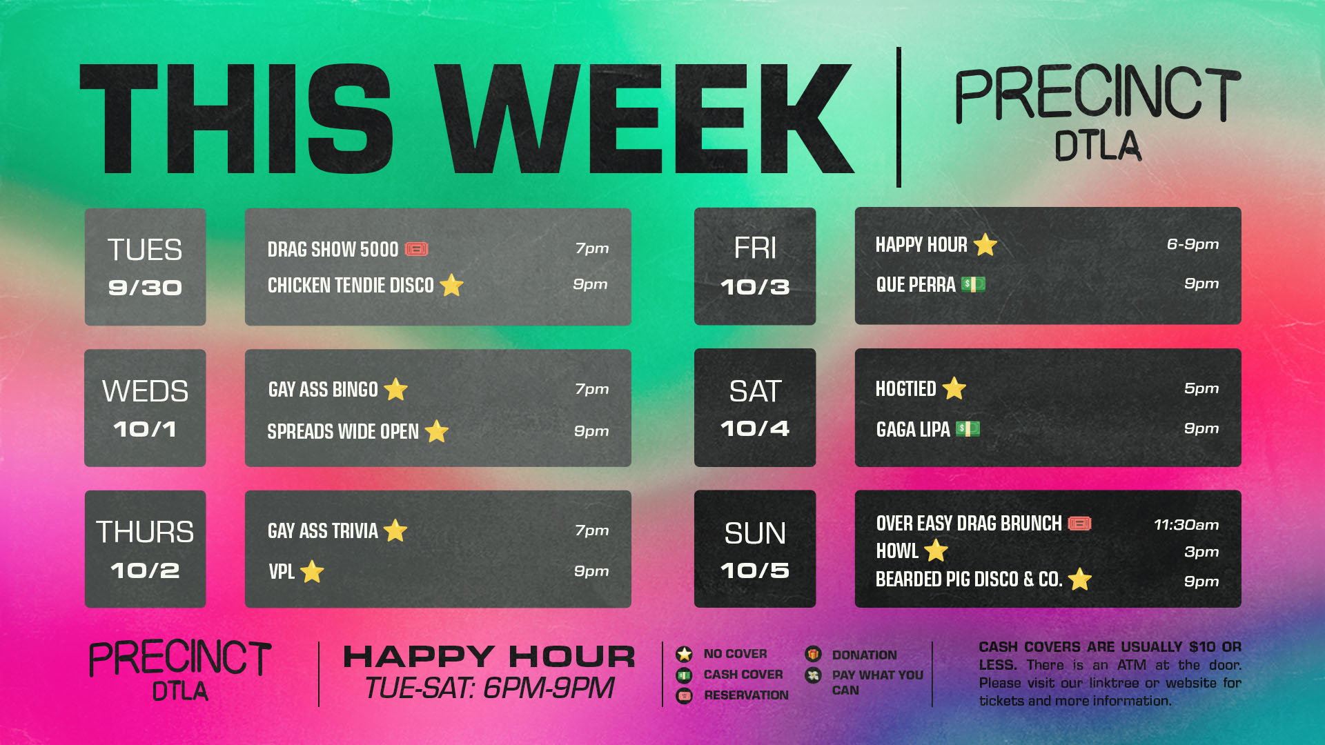 this week at precinct wide 9-29