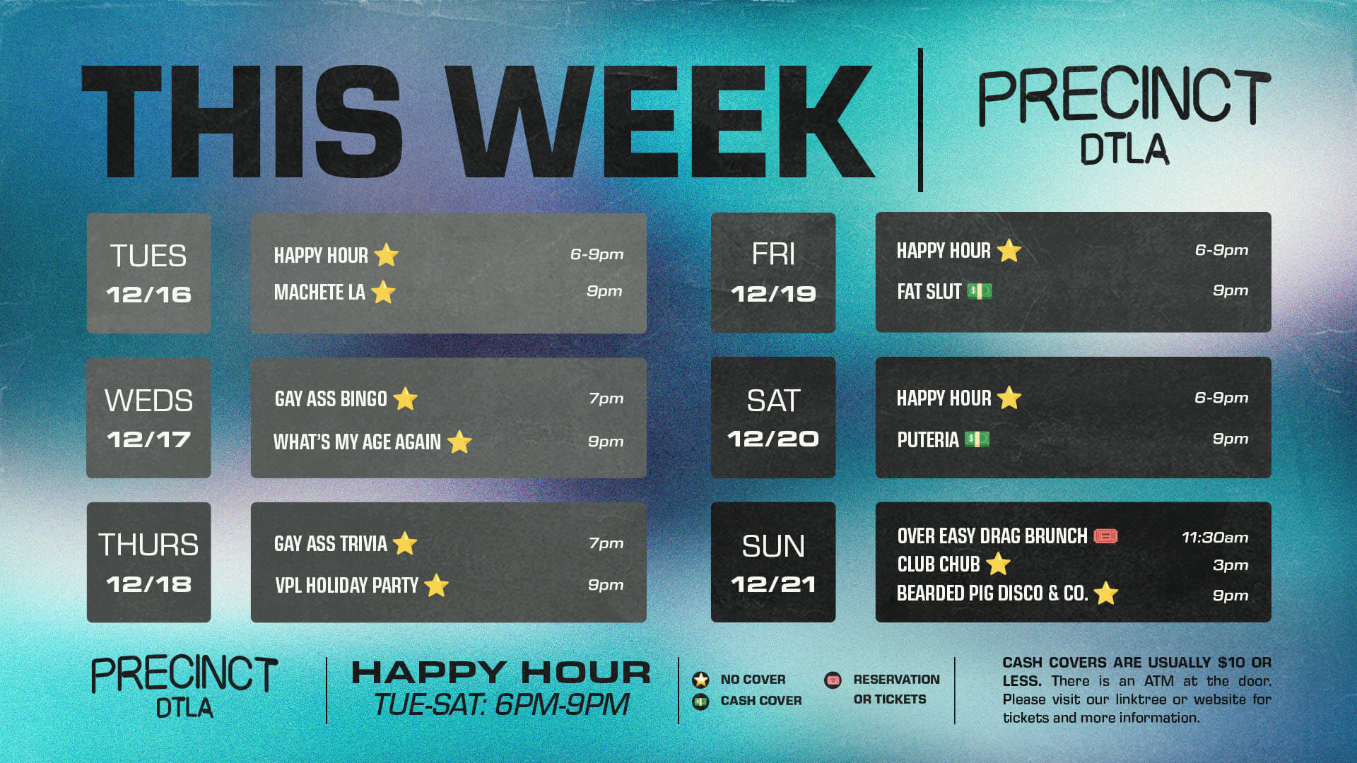 this week at precinct wide 12-15-25